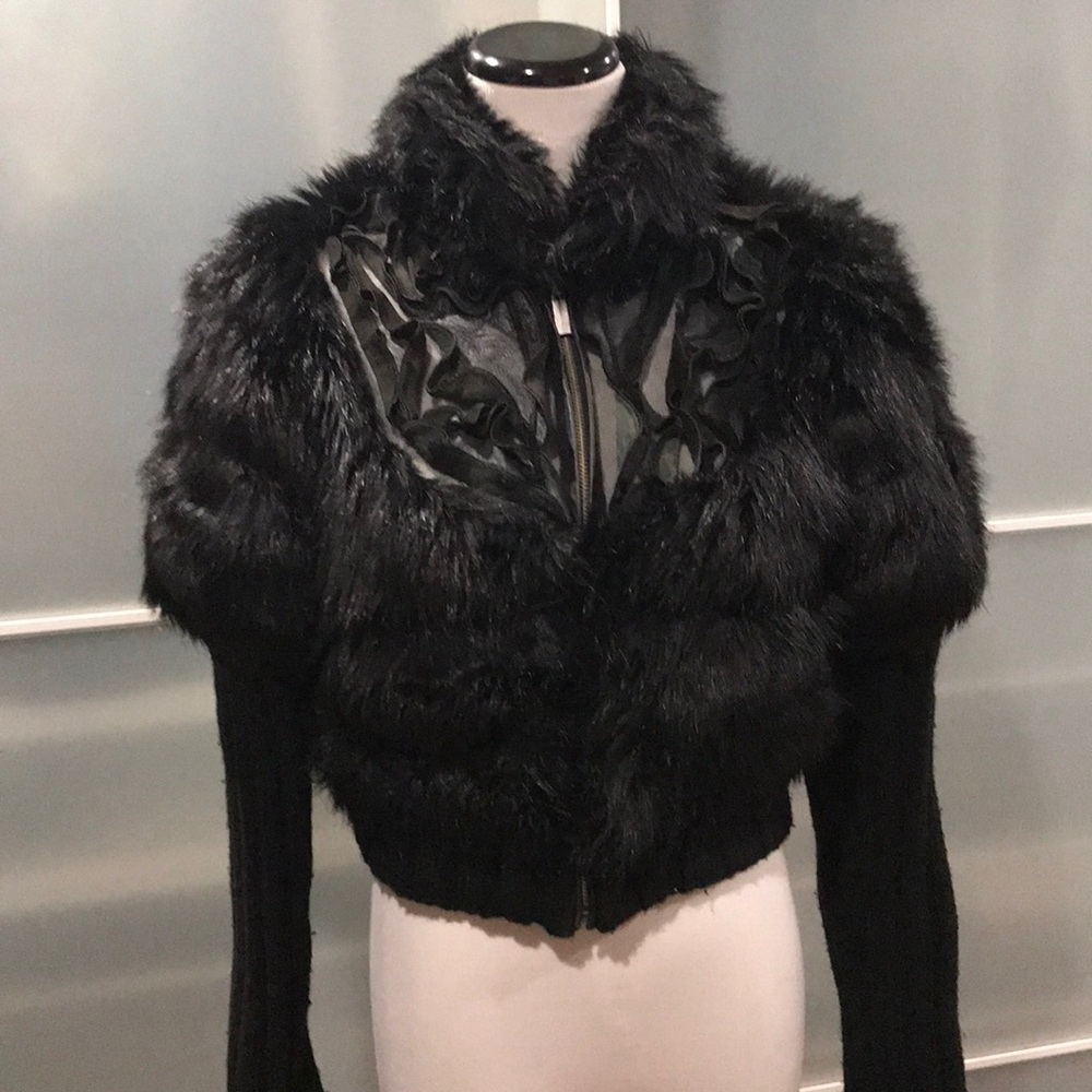 Faux Fur Bebe jacket